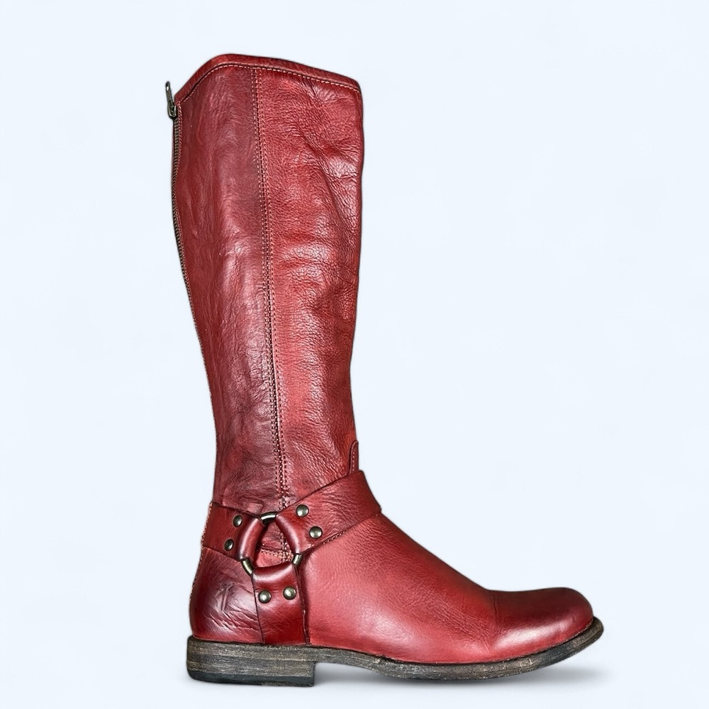 FRYE Phillip Harness Boots • Size 6B • Women